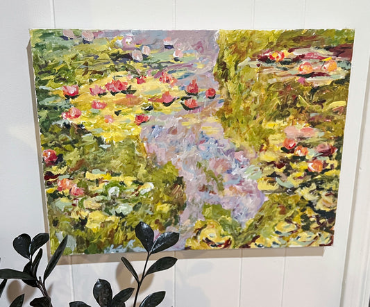 Original Spring Meadow Abstract