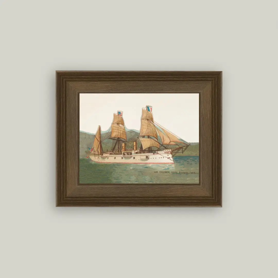 Framed American Cruiser - Duke Sons Portrait