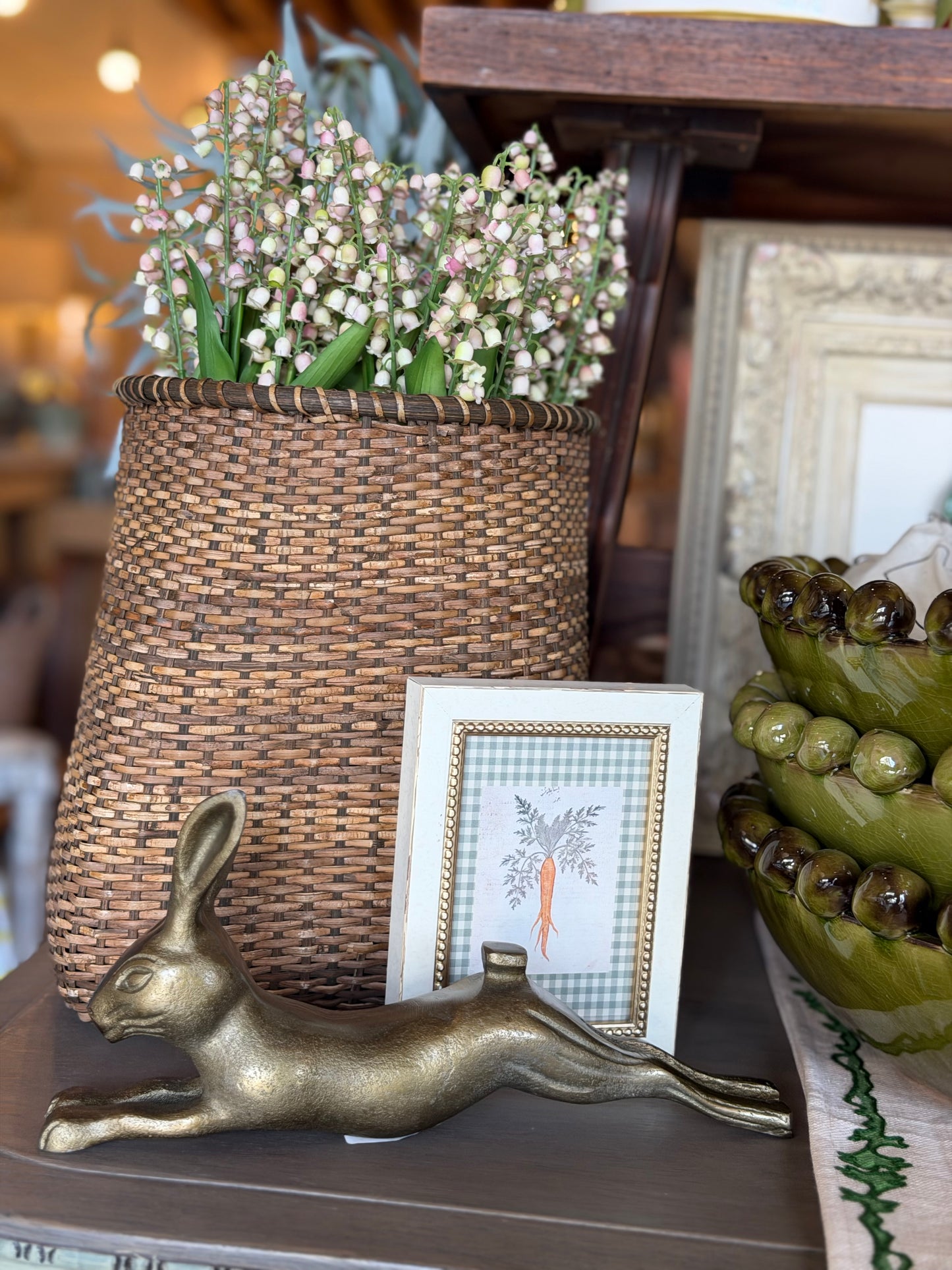 Brass Rabbit Figurine