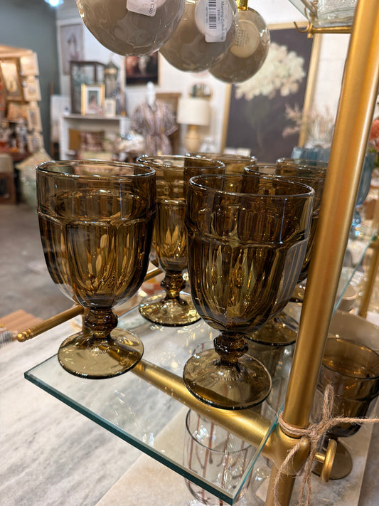 Set of 6 Vintage Goblets