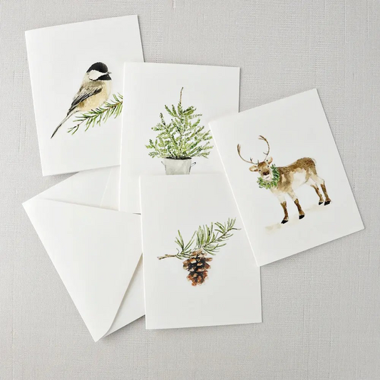 Evergreen Notecard Set