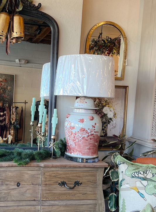 Ginger Jar Lamp Acrylic Base