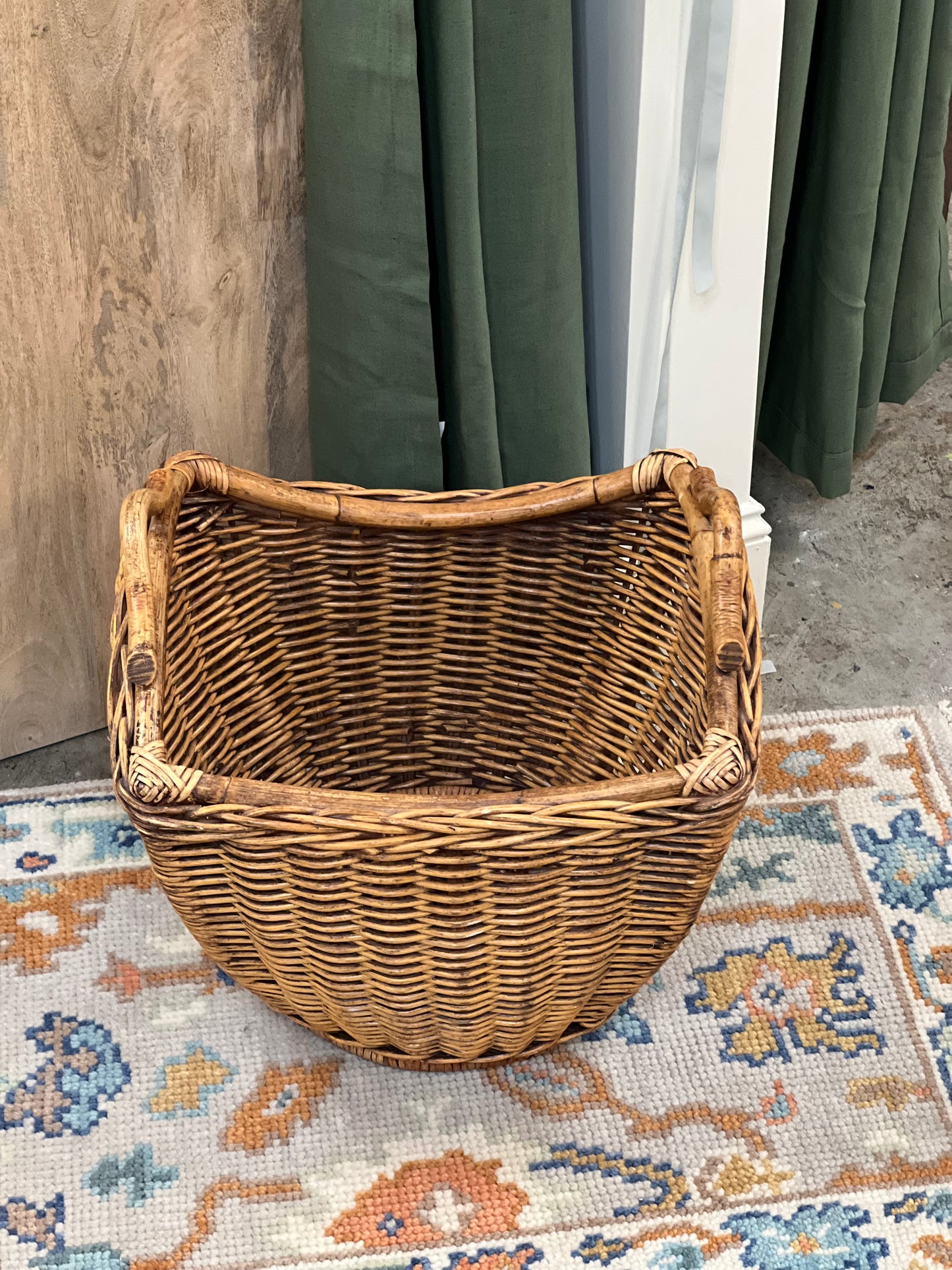 Vintage Sloped Basket