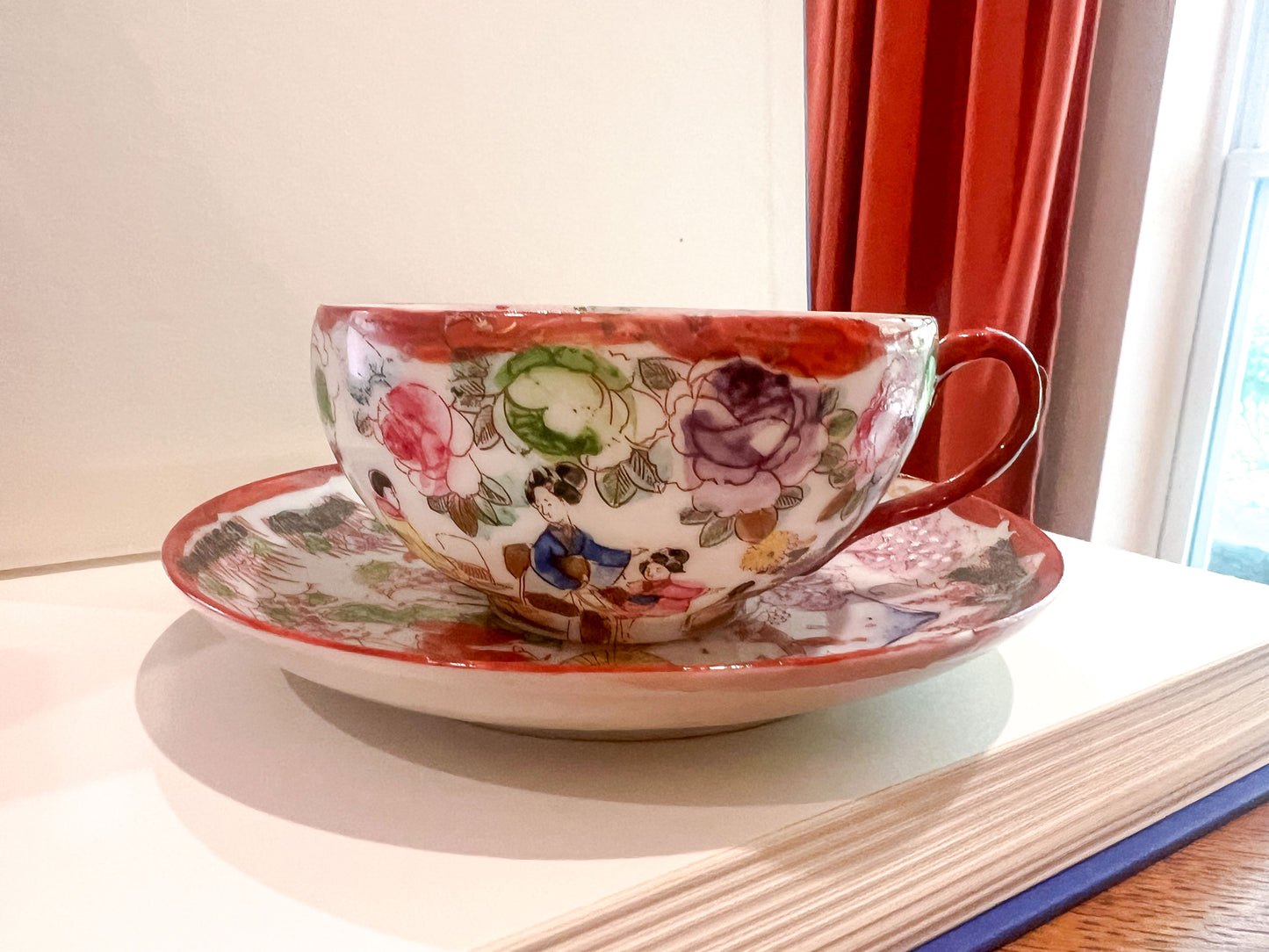 Vintage Geisha Girls Tea Cup & Saucer