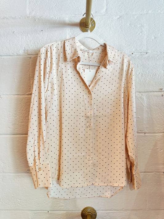 Dot Satin Shirt