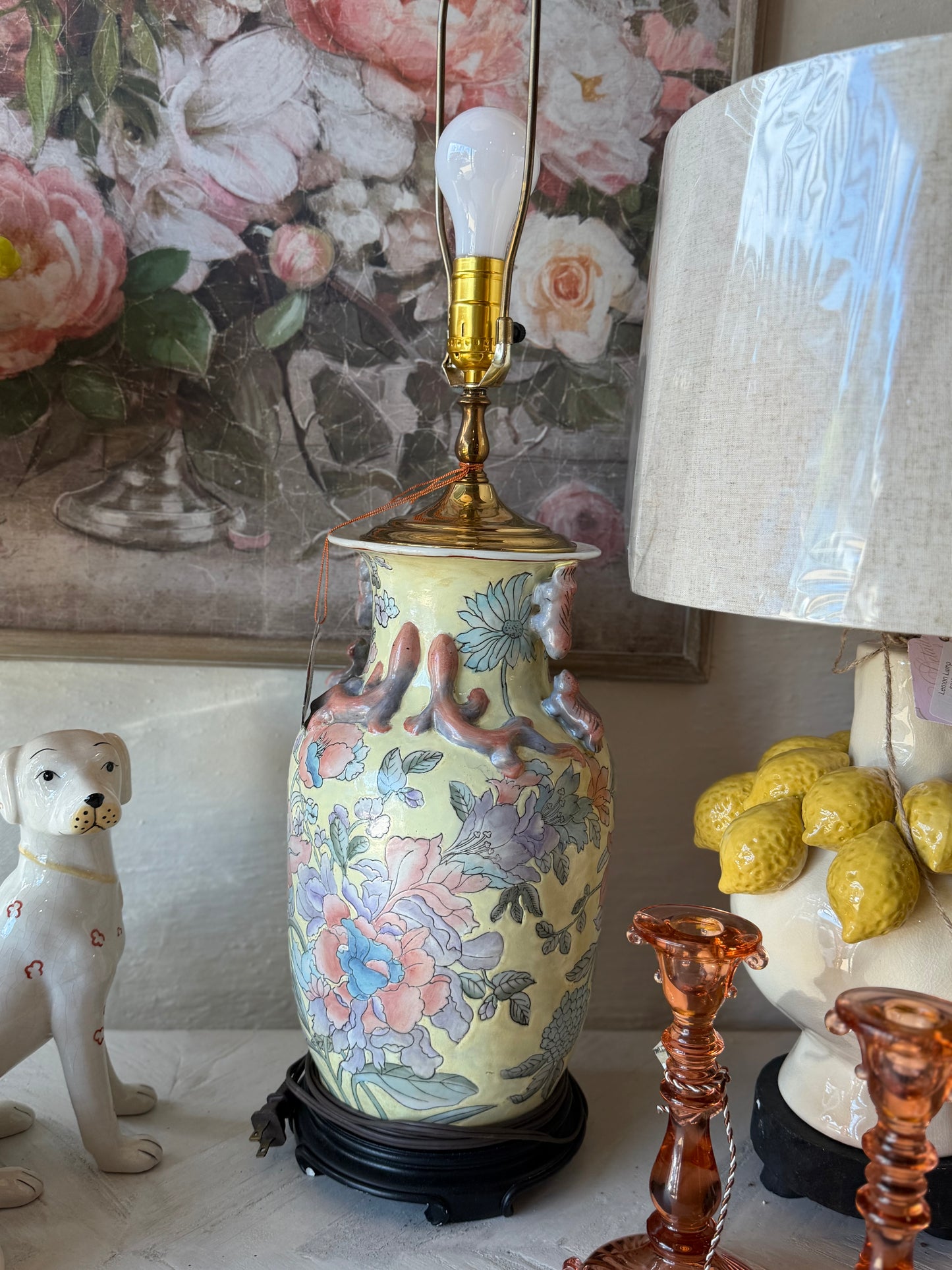 Vintage Famille Lamp