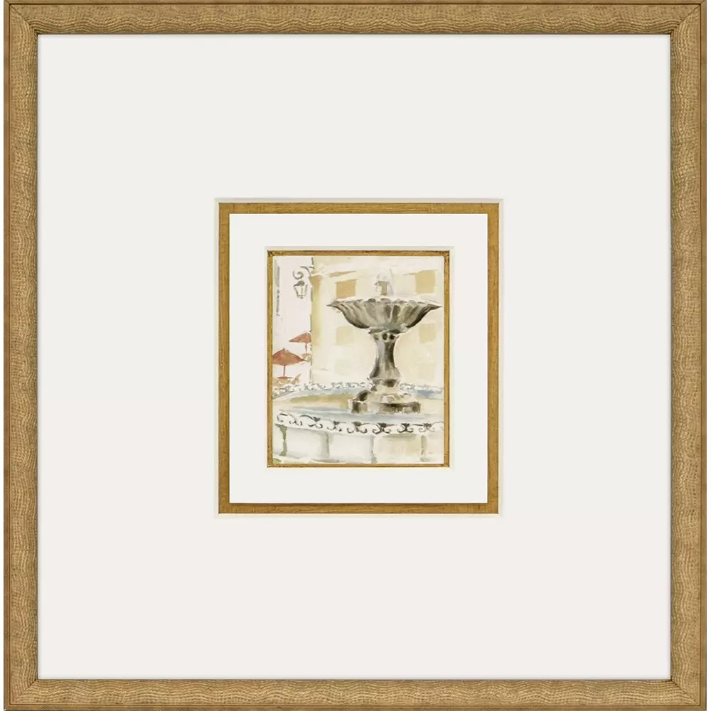Fountains II Framed Art