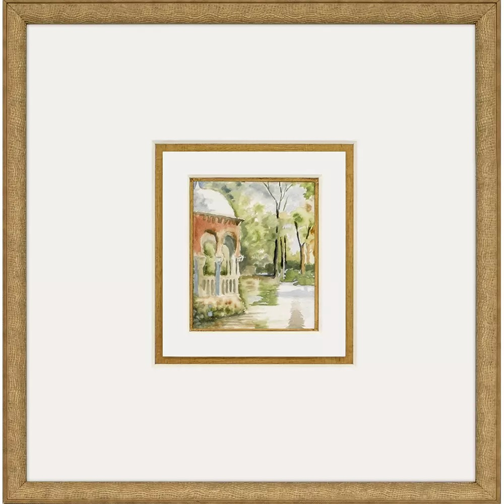Fountains II Framed Art