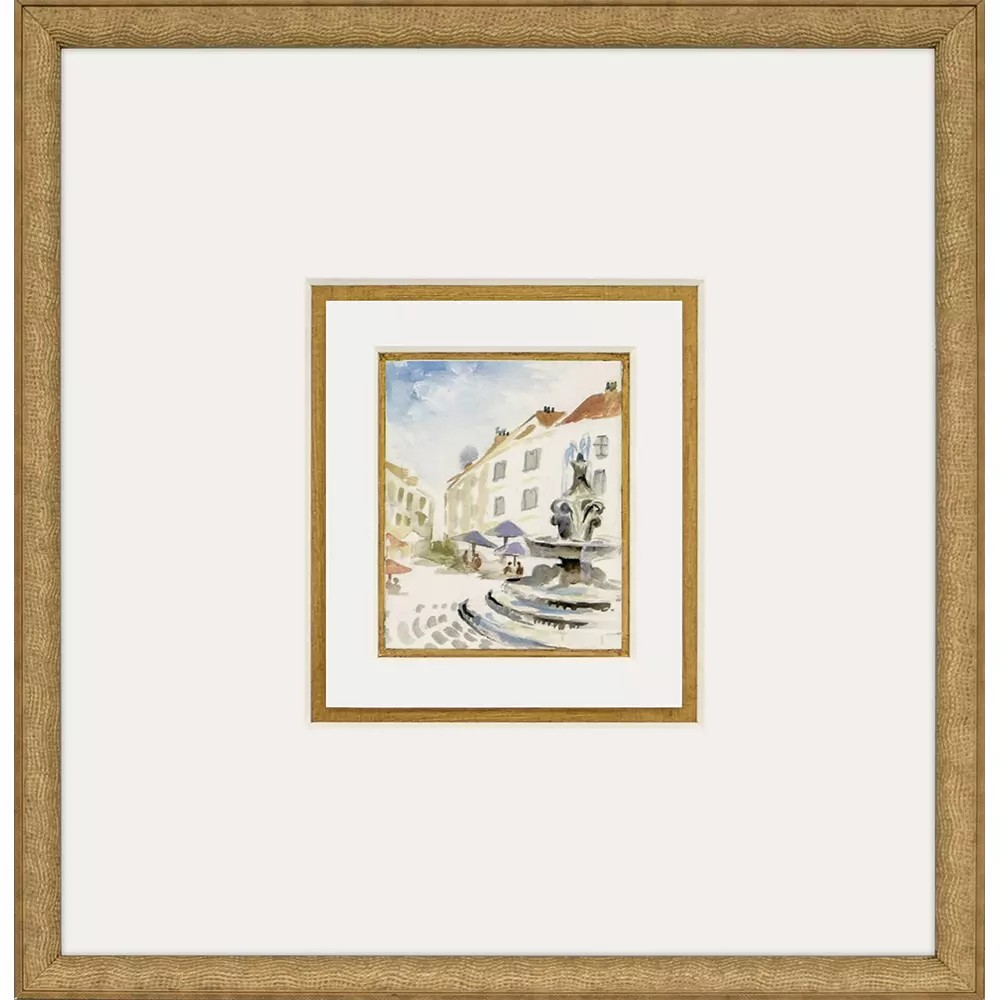 Fountains II Framed Art