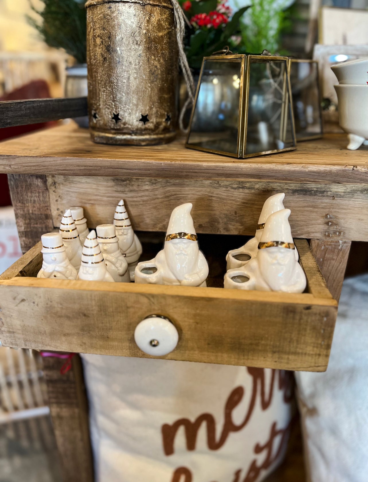 Snowman & Santa Salt & Pepper Shakers