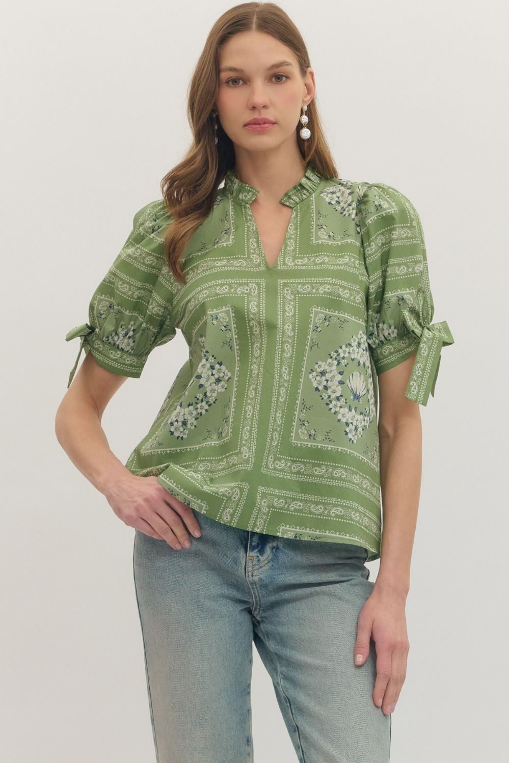 Sedgefield Floral Blouse