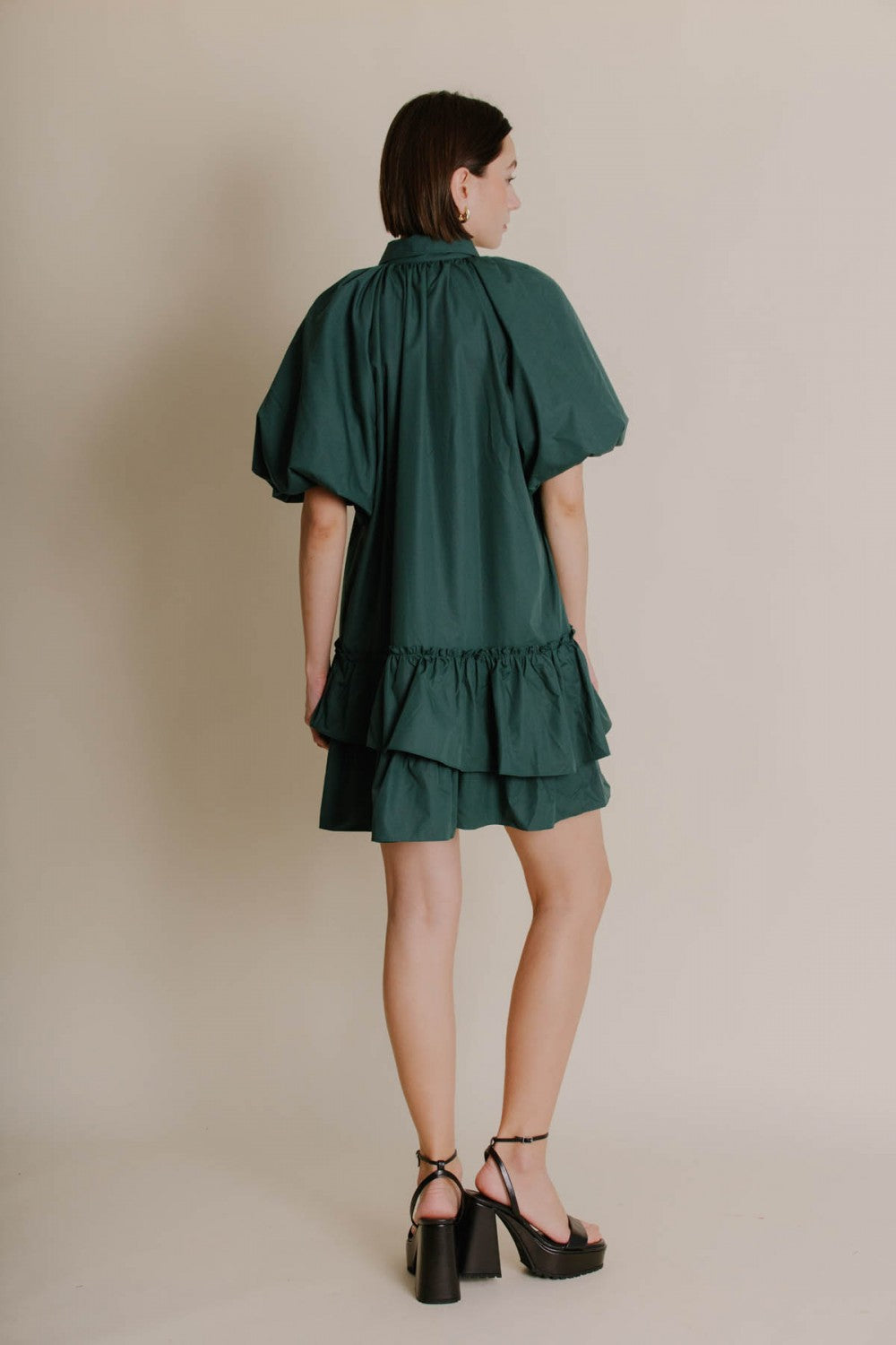 Hunter Balloon Sleeve Dress