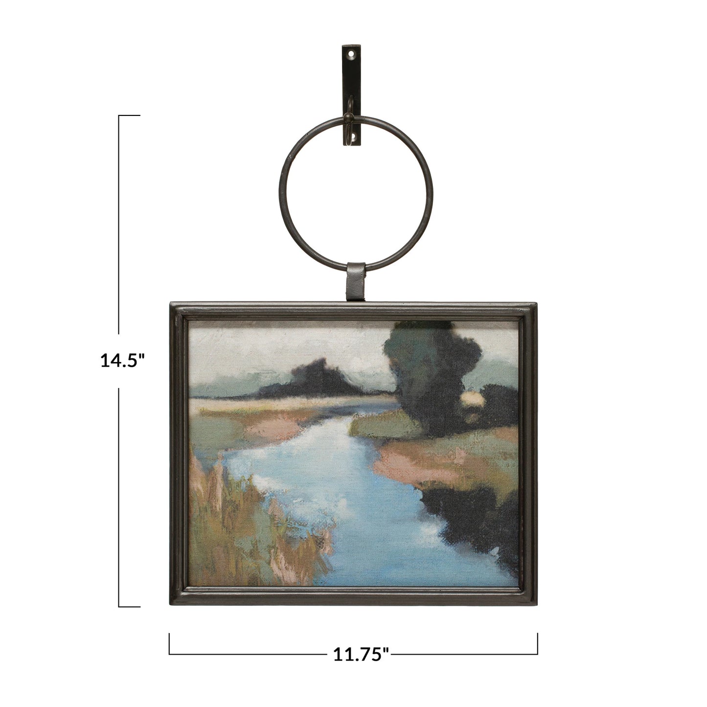 Landscape on Metal Hanger