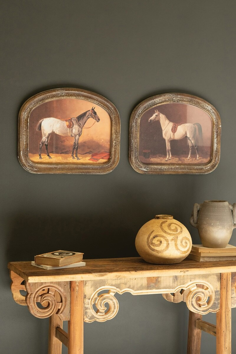 Arched Framed Horse Print