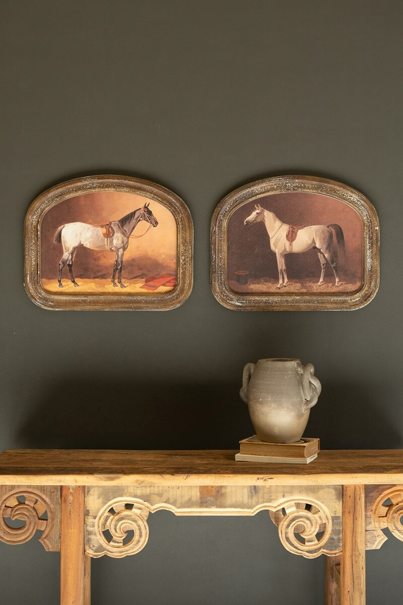 Arched Framed Horse Print