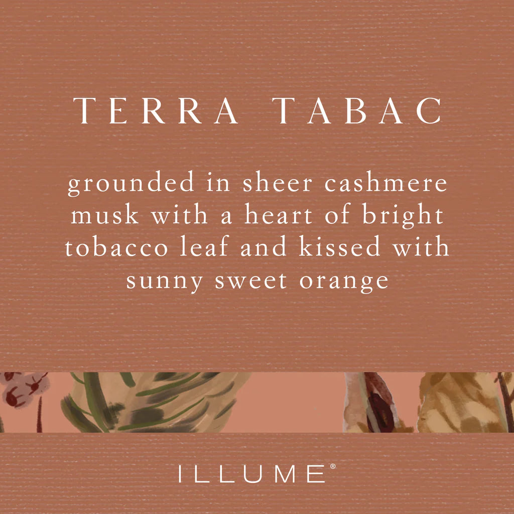 Statement Glass Terra Tabac Candle