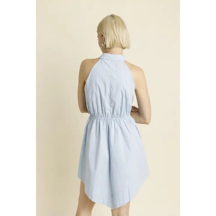 Racerback Poplin Dress