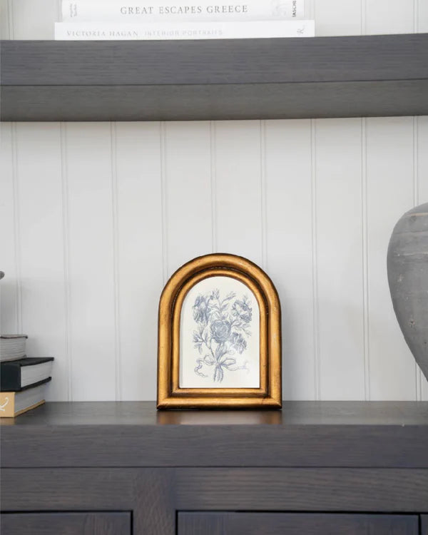 Gold Arched Picture Frame