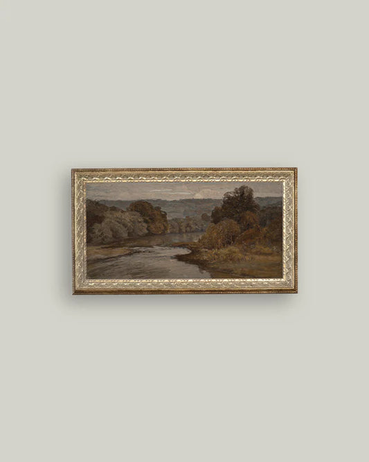 Autumn River Landscape