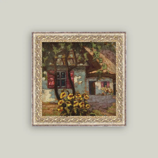 Polish Cottages Framed Print