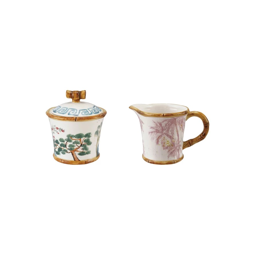 Palm Springs Sugar Pot & Creamer