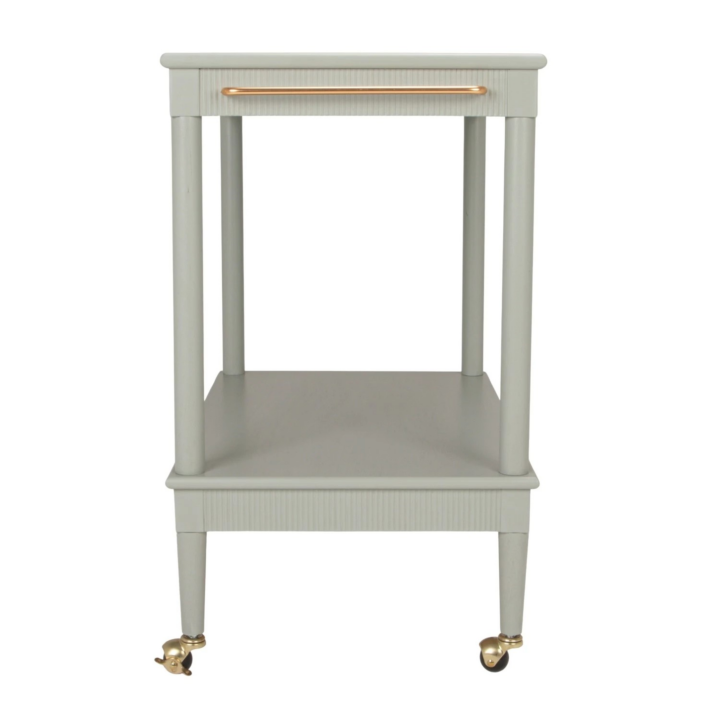 Mint & Brass Rolling Cart