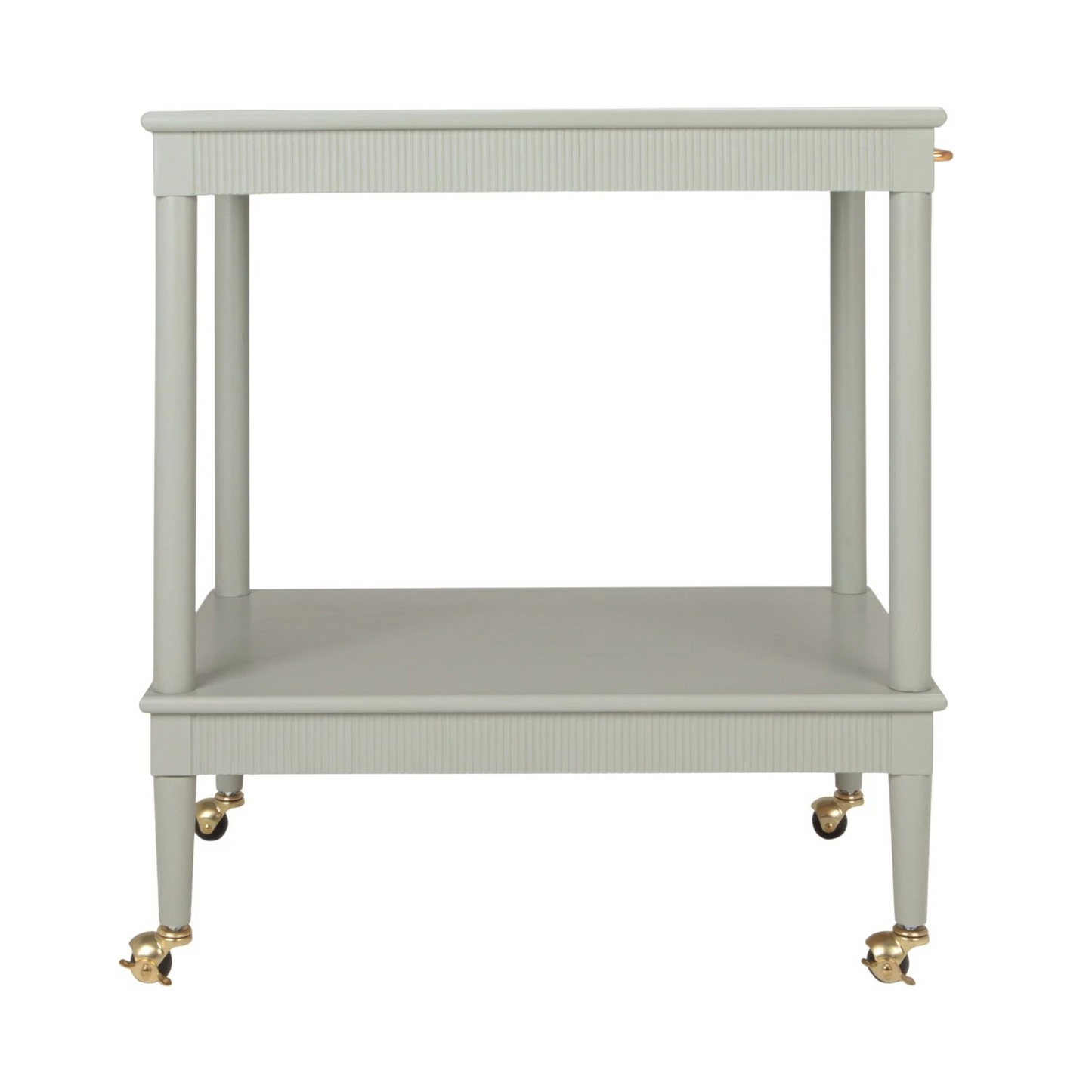 Mint & Brass Rolling Cart