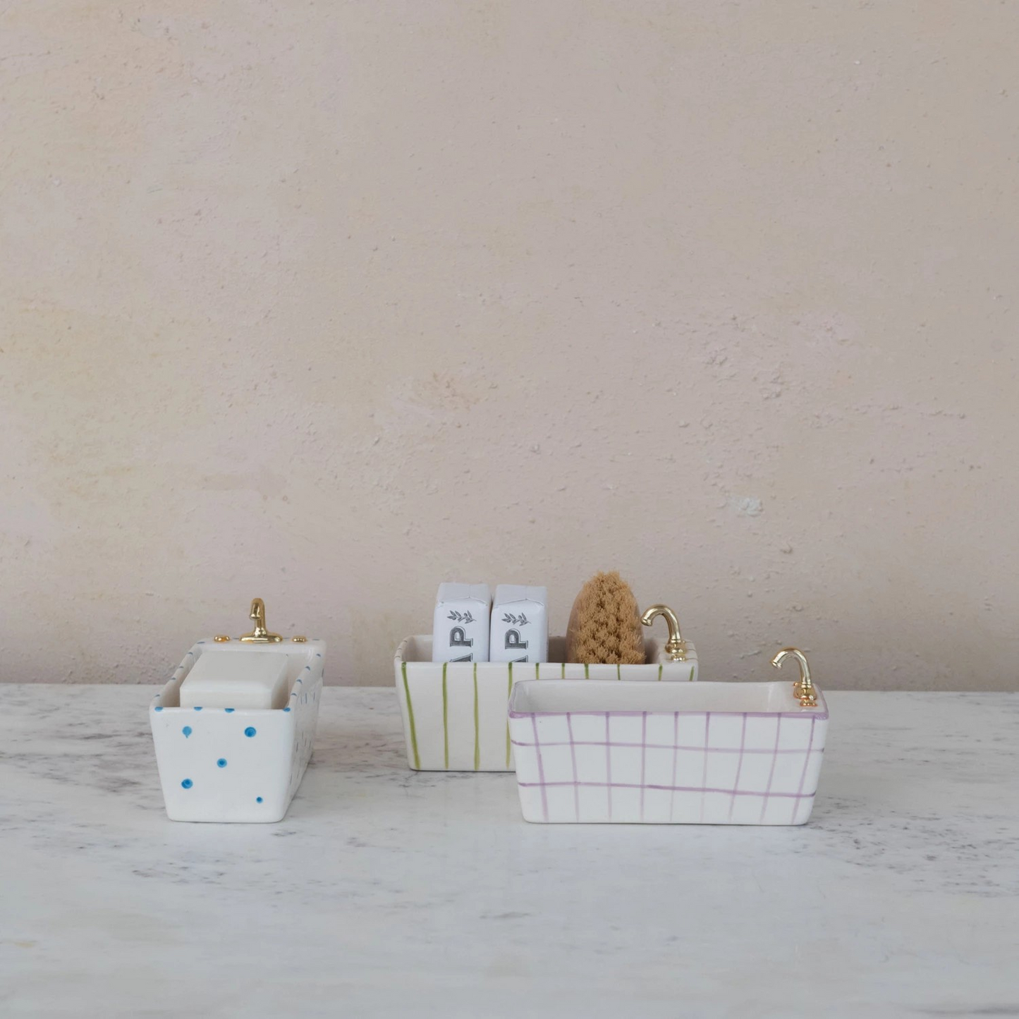Stoneware Soap Dish