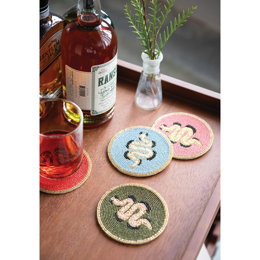 Glass Beaded Coaster