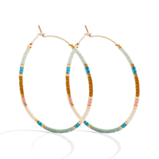 Beaded Hoop