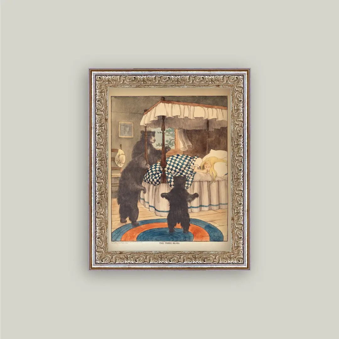 Three Bears Framed Print