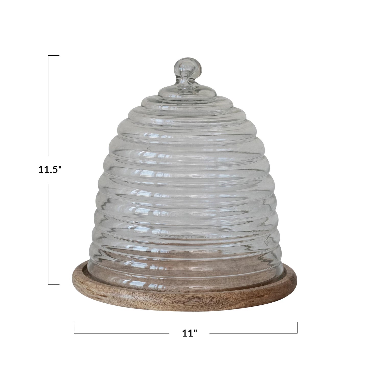 Beehive Cloche w/ Base