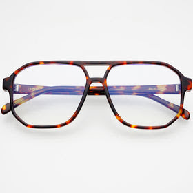 Billie Reading Glasses - Amber Tortoise