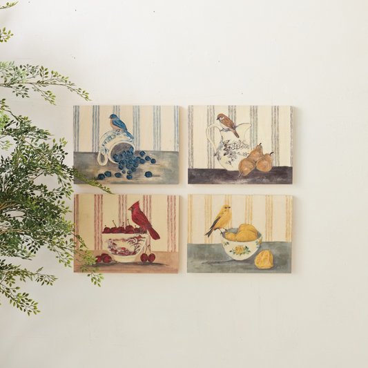 Hand-Painted Brid Art