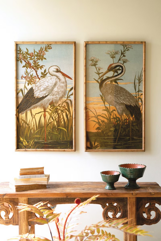Framed Heron Prints