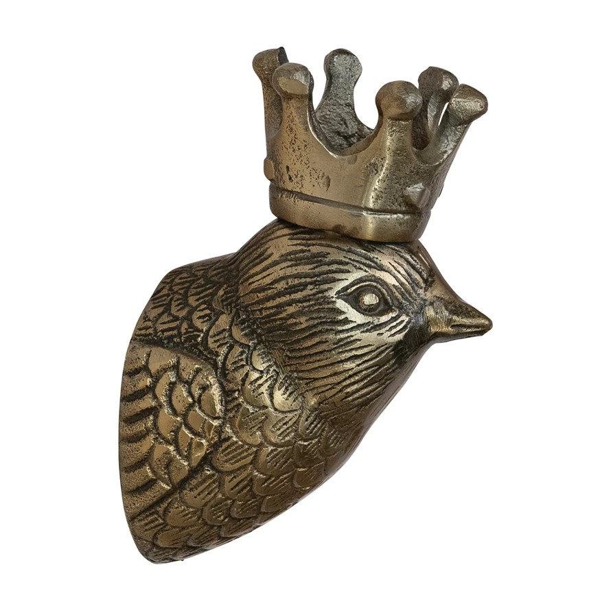Crowned Bird Wall Mount