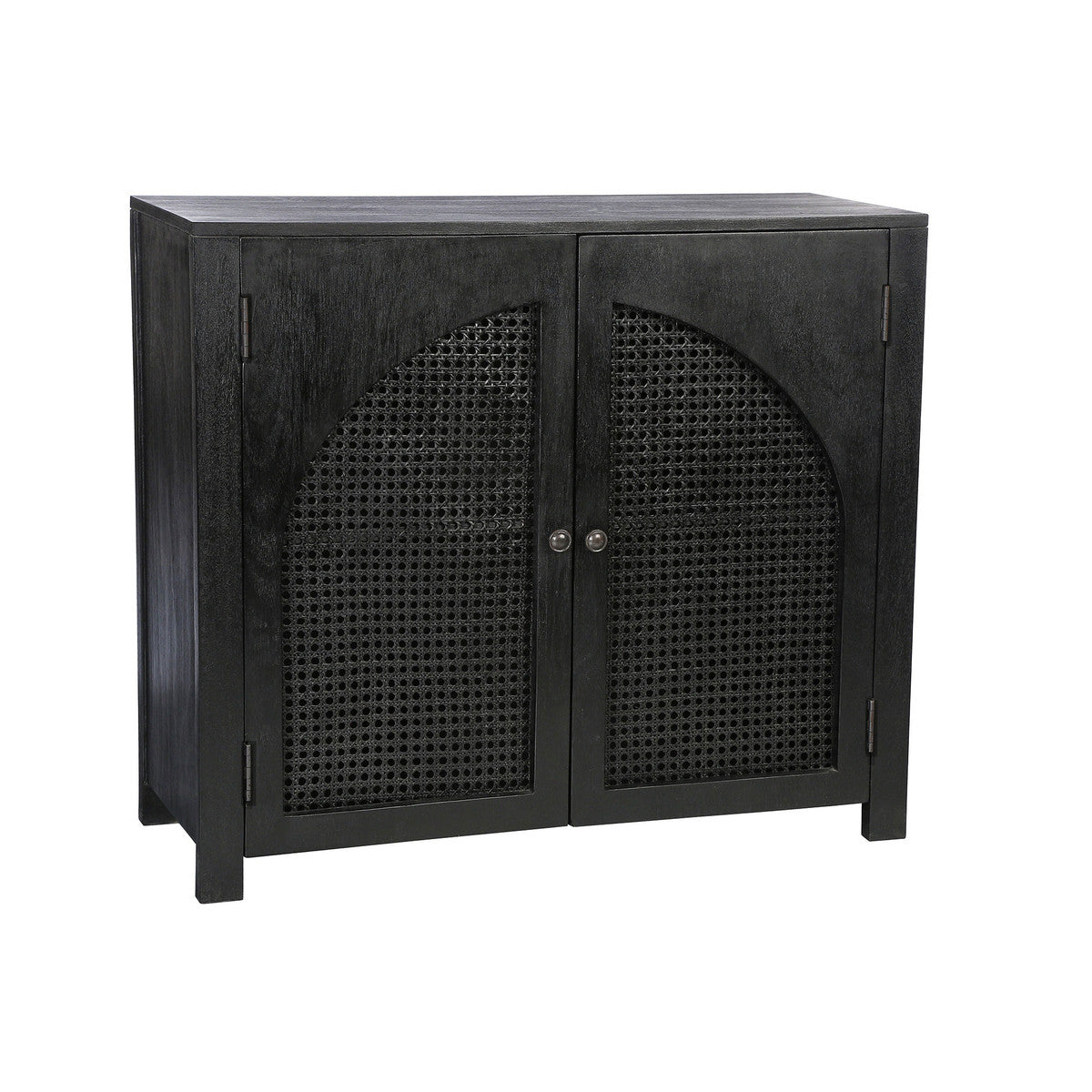 Modern Arched Cabinet in Black