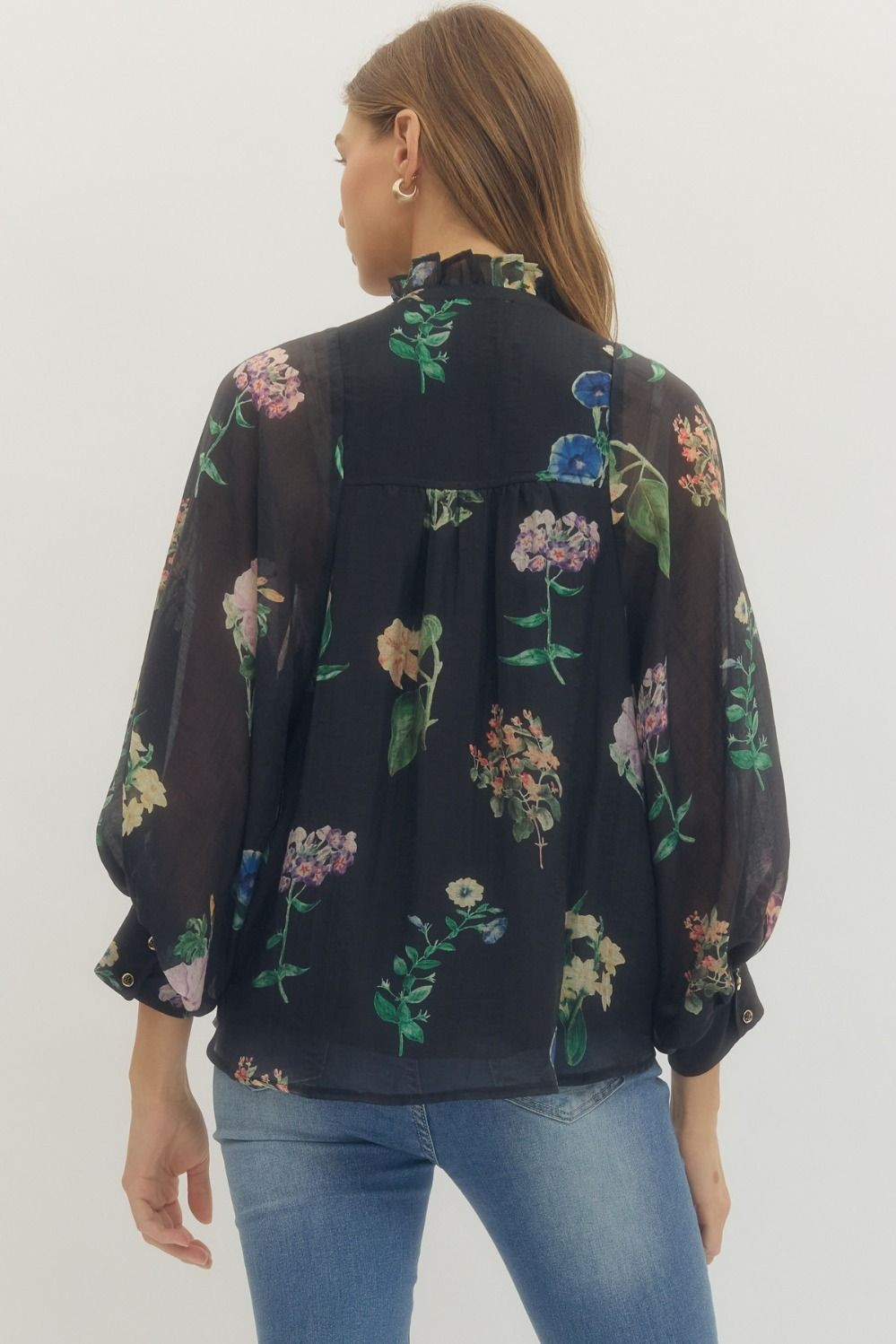 Midnight Garden Blouse