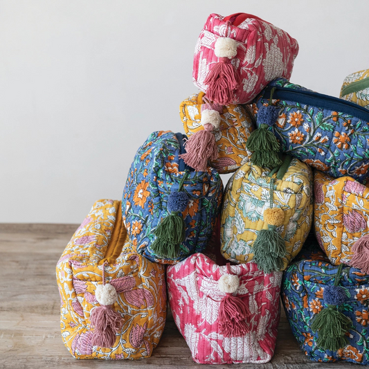 Cotton Voile Quilted Bag