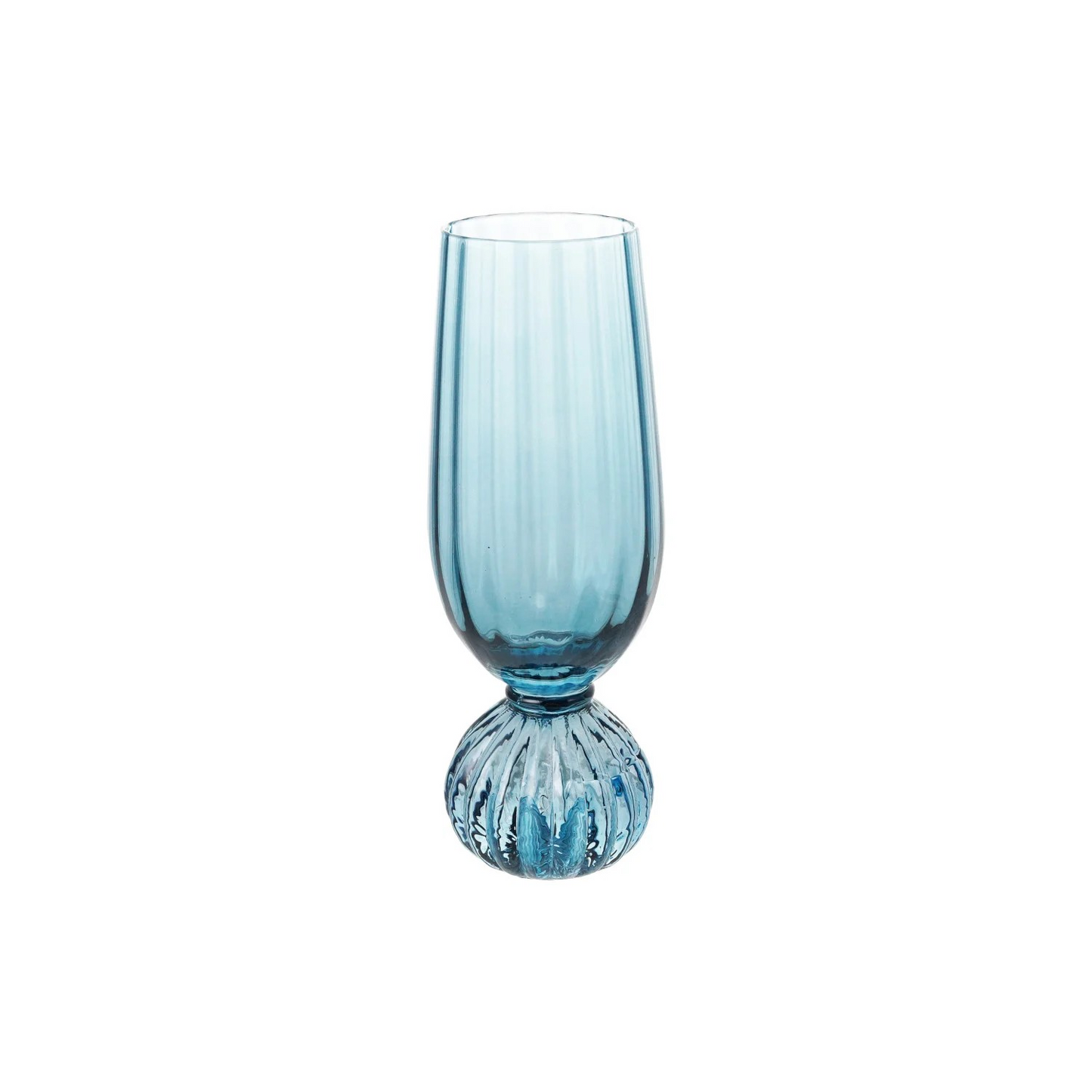 Blue Footed Drinking Glass