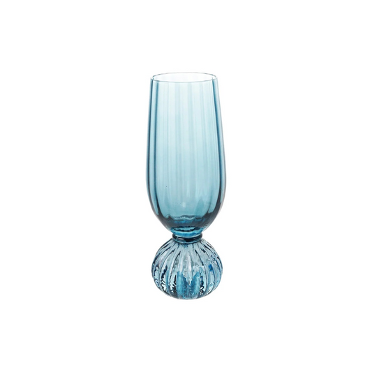 Blue Footed Drinking Glass