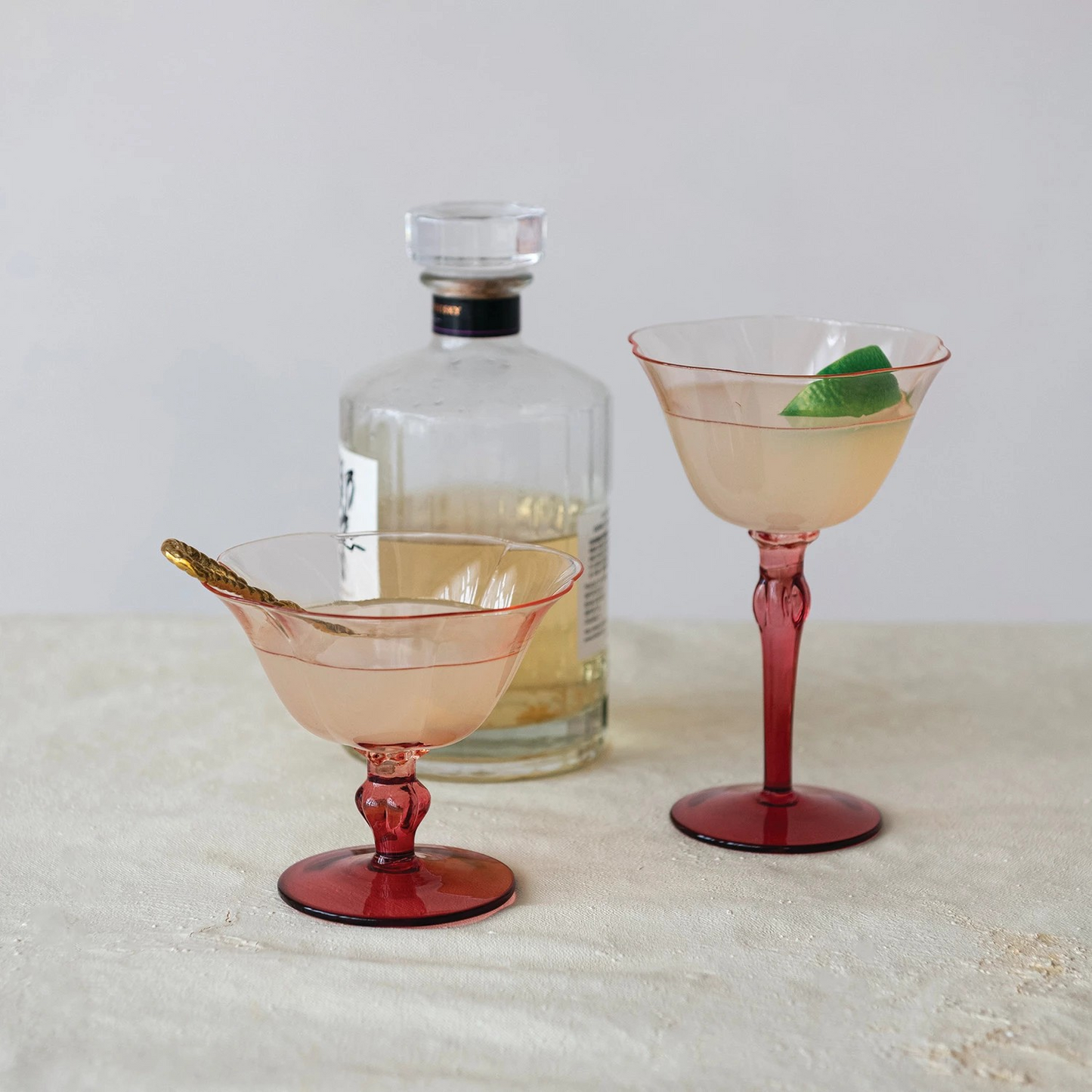 Two-Tone Stemmed Wine Glass