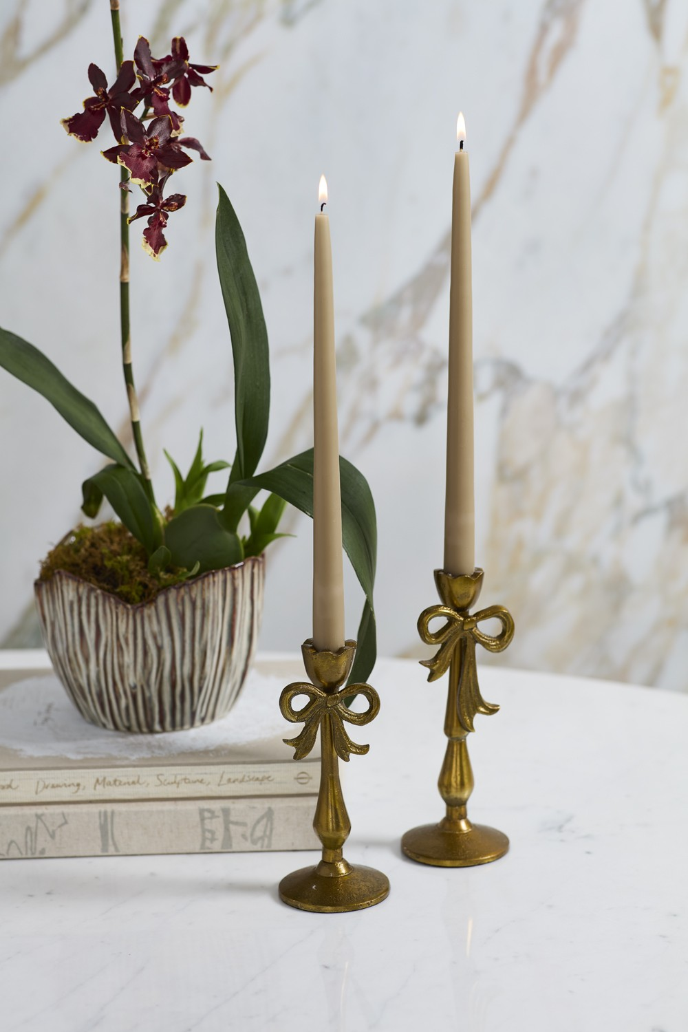 Bow Candlestick Holder