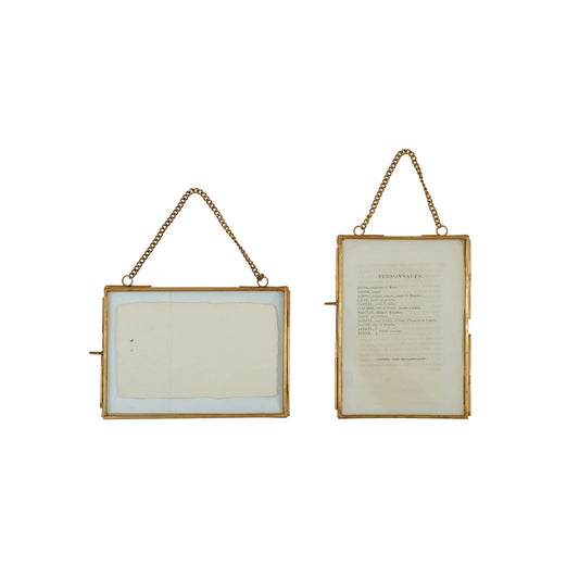 Brass Picture Frame with Chain