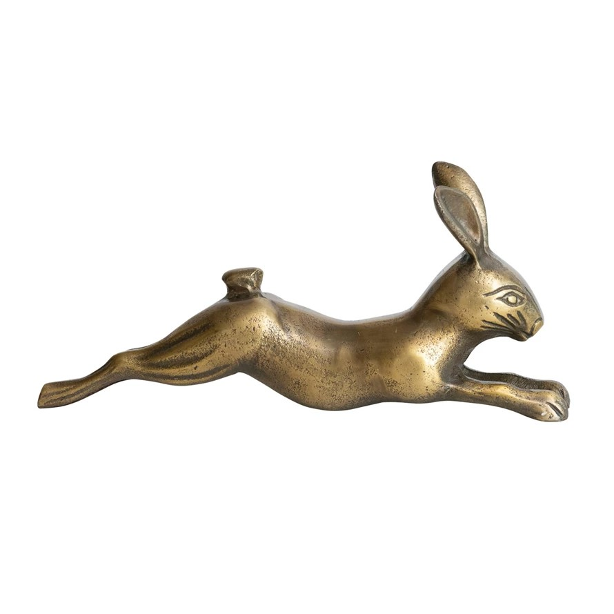 Brass Rabbit Figurine