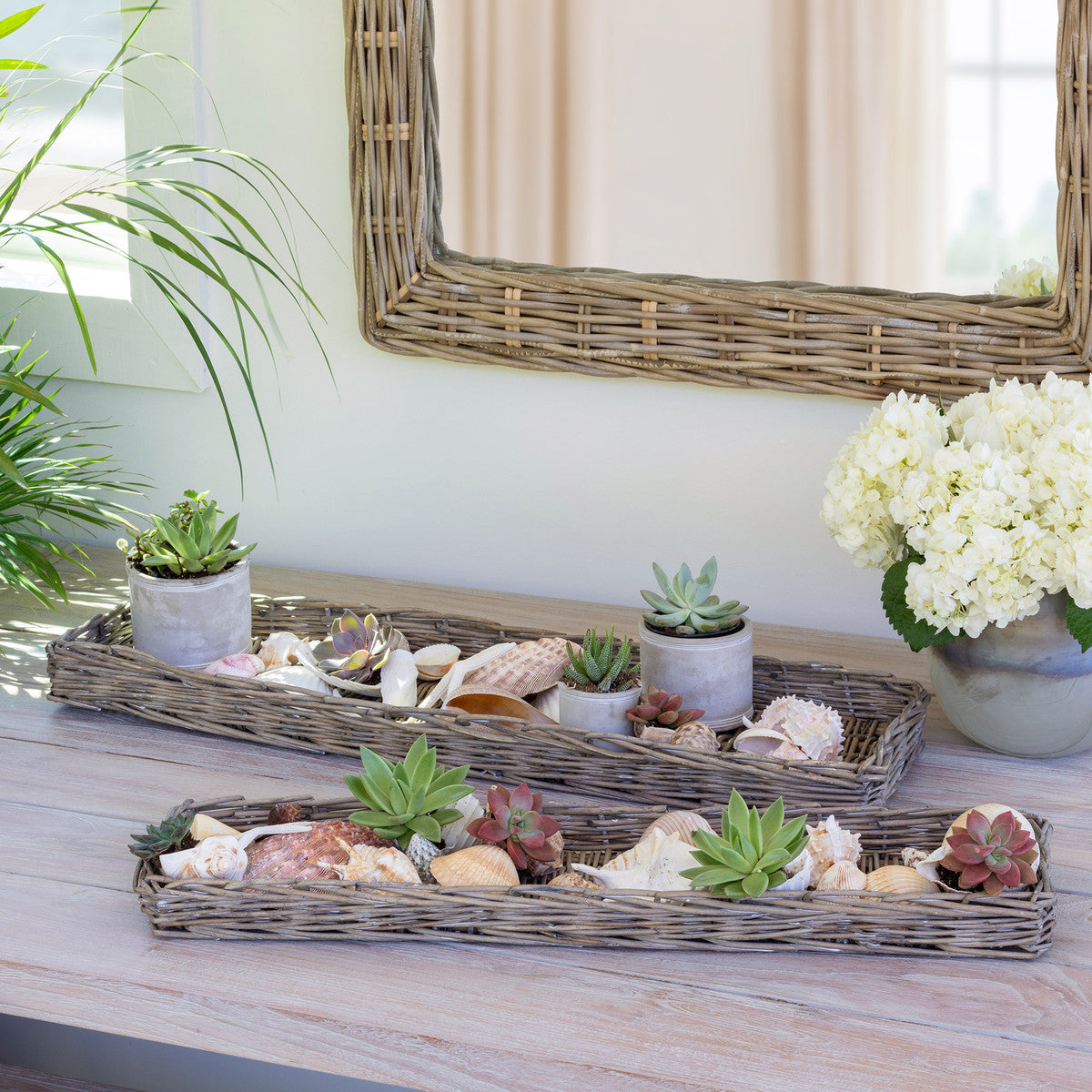 Small Rattan Bread Board