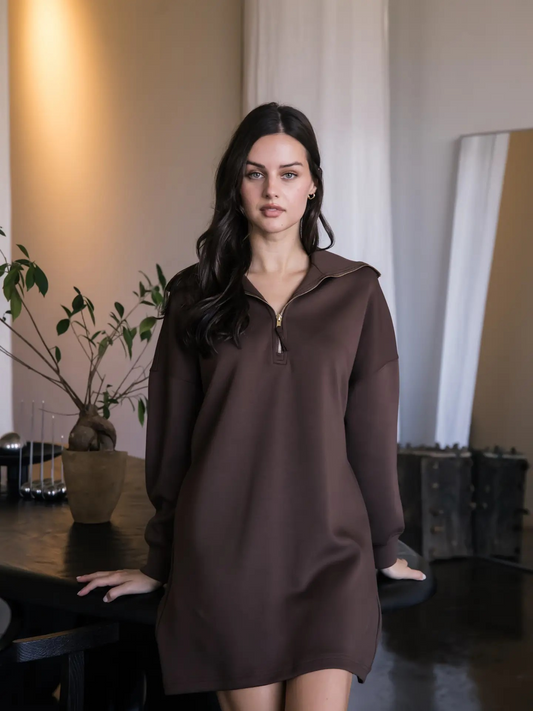 Quarter Zip Dress