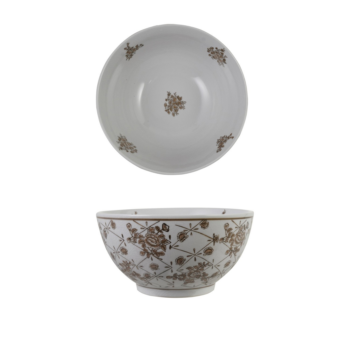 Stamped Porcelain Bowl