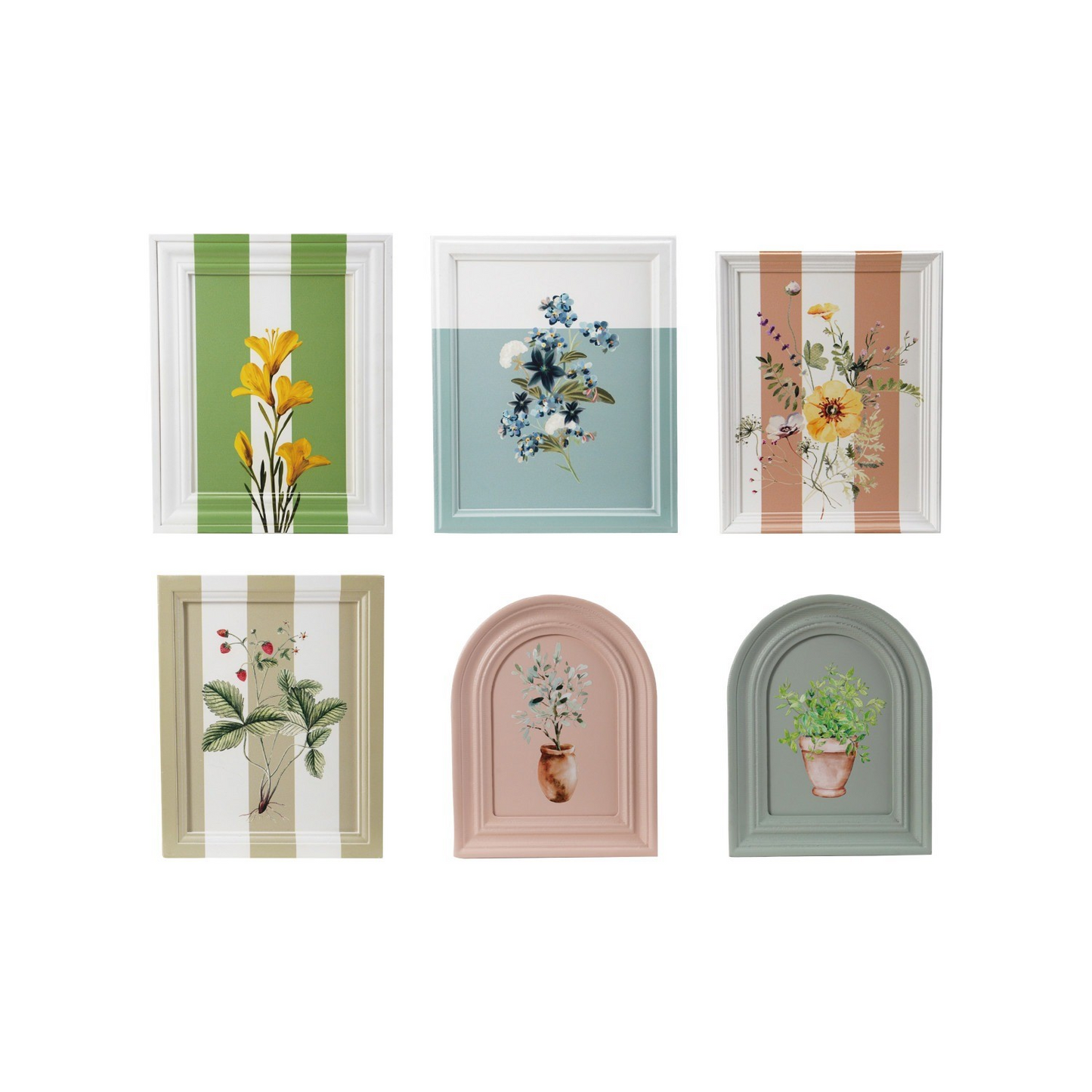 Cottage Cabinet Floral Painting