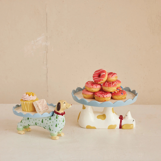 Small Dachshund Cake Stand